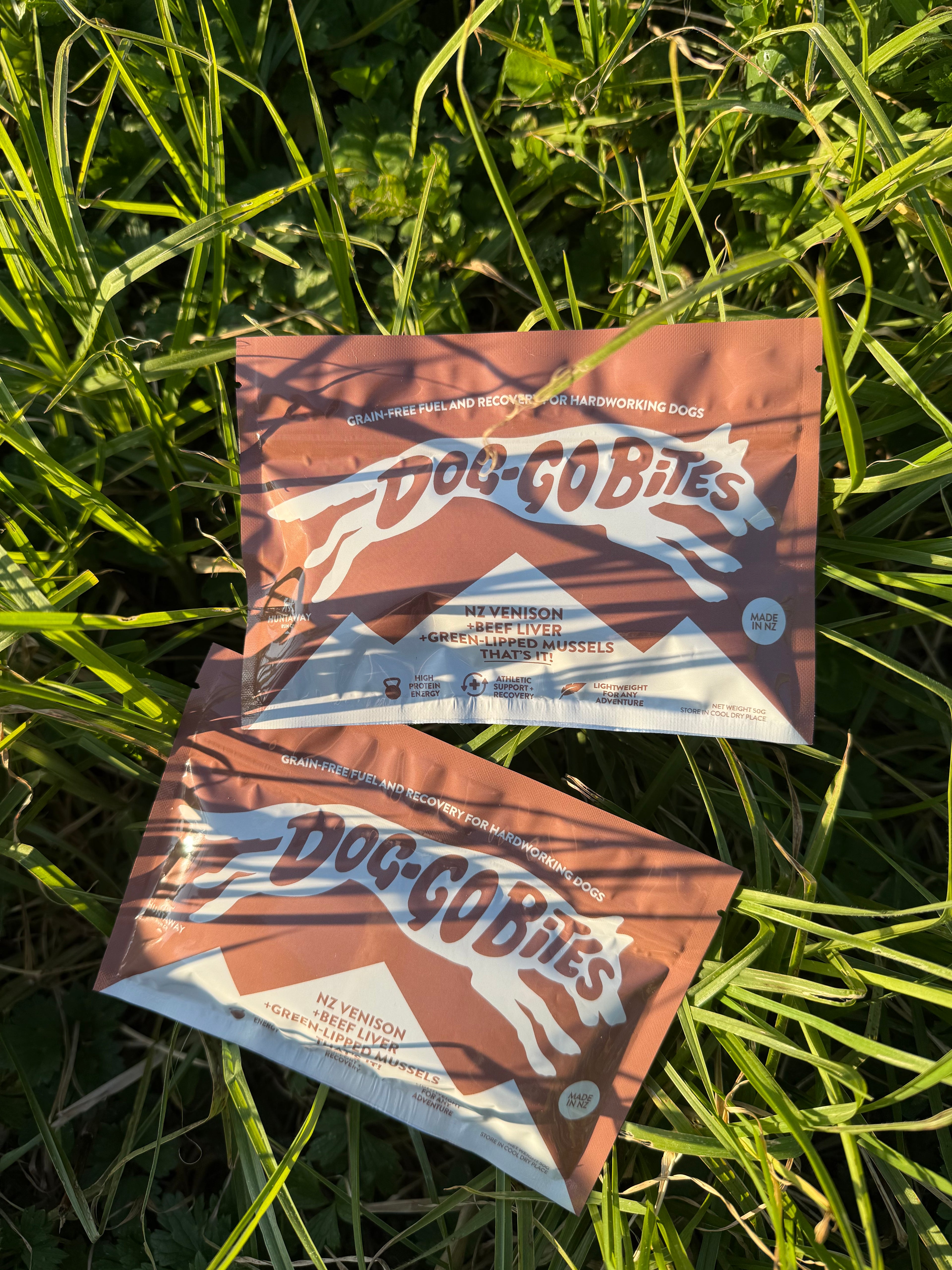 Huntaway Run Co. Dog-Go Bites!