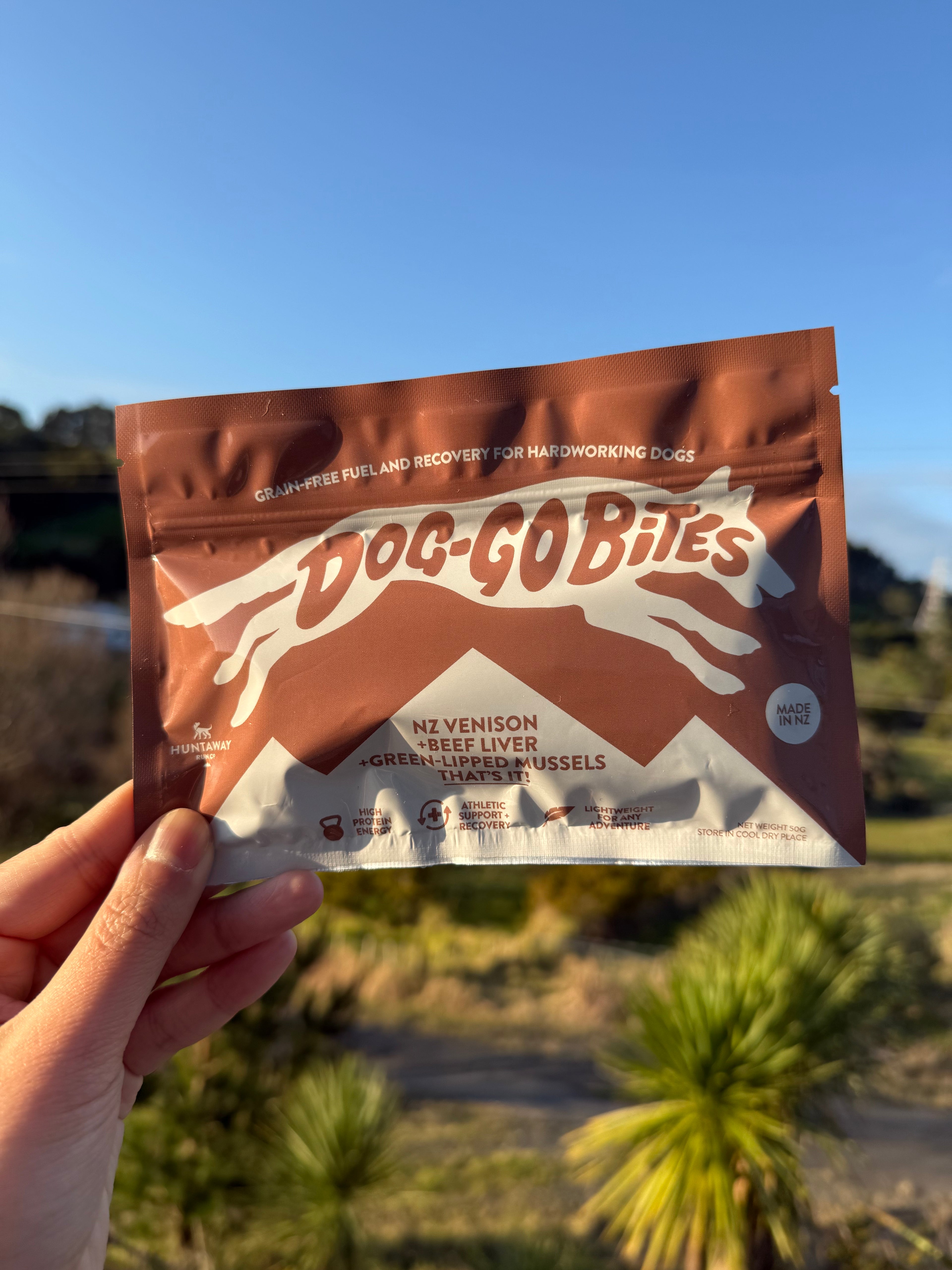 Huntaway Run Co. Dog-Go Bites!